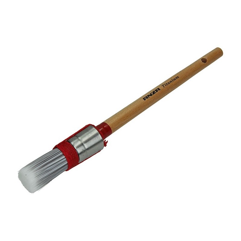 Anza Titanium Kwast Rond